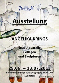 Plakat Angelika Krings Hummerbude 2013