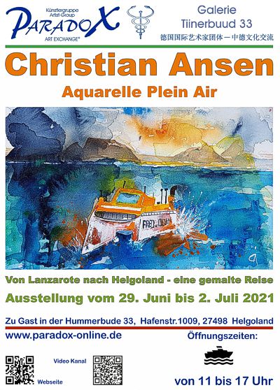 Plakat Christian Ansen Hummerbude PARADOX