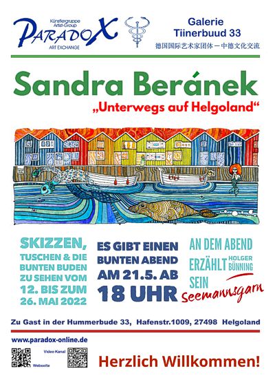 Paradox Hummerbude Plakat Ausstellung Sandra Beránek