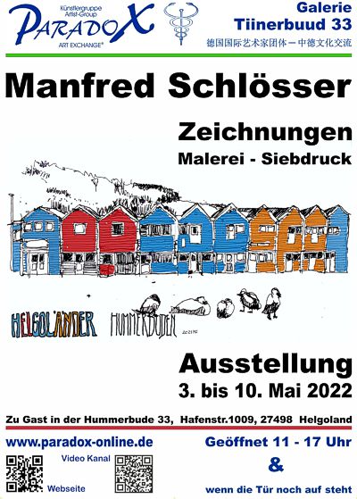 Plakat Hummerbude PARADOX Manfred Schlösser