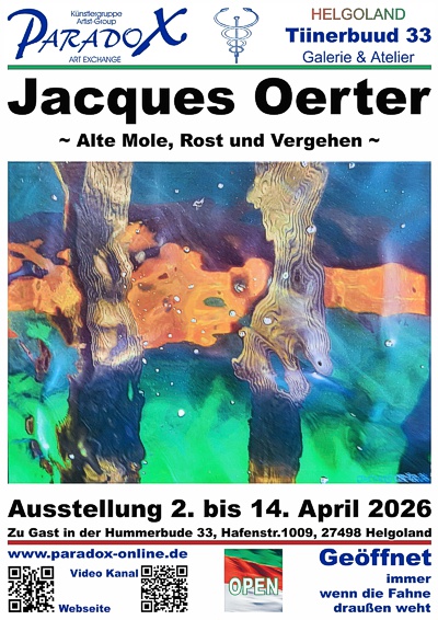 Hummerbude PARADOX Plakat Jacques Oerter 2026 Hummerbude PARADOX Plakat Jacques Oerter 2026