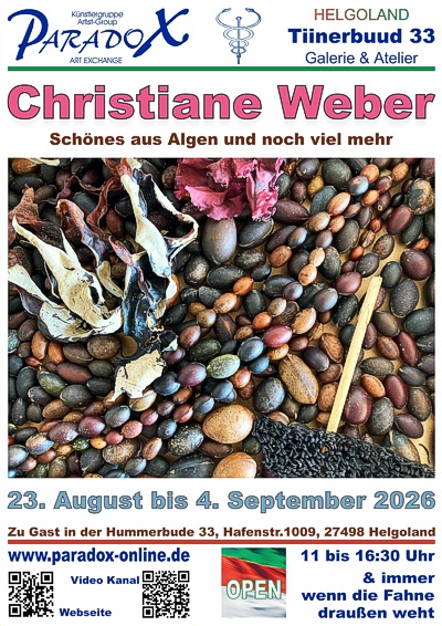 Hummerbude PARADOX Plakat Christiane Weber 2026 Hummerbude PARADOX Plakat Christiane Weber 2026